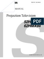 Toshiba 52-62hmx94svm Service Manual