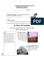 Reading Comprehension A Tour Around London