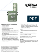 TC Electronic Corona Chorus Manual English