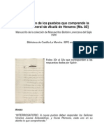 Respuestas de Ajalvir Al Cuestionario de Lorenzana