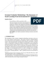 Systemic Evaluation Methodology: The Emergence of Social Learning From Environmental ICT Prototypes