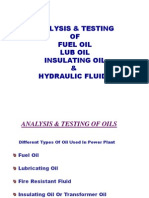 Oil - Analysis15 Sat Class