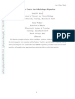 Schrodinger Equation Derivation