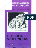 Xxiii Semana Galega de Filosofa - Dossier de Prensa