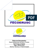 Rede Multiplexada de Baixa Tensã o Projetos e Estruturas