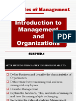 Principles of Management: Introduction To Management and Organizations