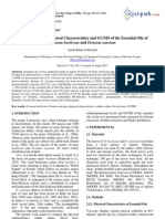 Comparison of The Physical Characteristics and GC/MS of The Essential Oils of Ocimum Basilicum and Ocimum Sanctum