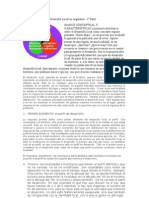 Los Ejes Centrales Del Desarrollo Local en Argentina