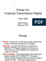 Financial Transmission Rights Primer 13 Mar 2009