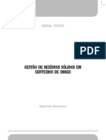 Manual Técnico - Gestão de Resíduos Sólidos em Canteiros de Obras