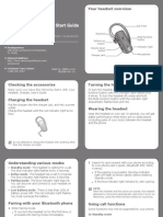 Blurtooth Headset QuickStartGuide