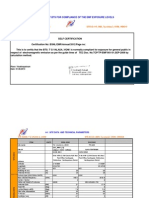 Certification of Bts For Compliance of The Emf Exposure Levels