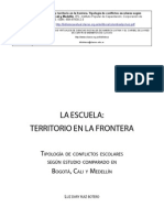 Libro La Escuela Territorio en La Frontera