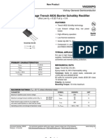 Ultra Low V 0.52 V at I 5 A: Vishay General Semiconductor