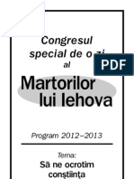 Martorilor Lui Iehova: Congresul Special de o Zi