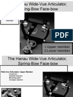 Welcome To The Hanau Wide-Vue Articulator, Spring-Bow Script