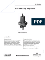 Pressure Reducing Regulator FISHER Manual Serie 64