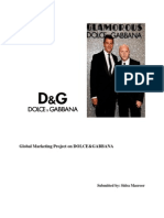 Global Marketing Project On DOLCE and GABBANA