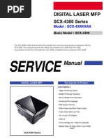 Samsung Digital Laser MFP SCX-4300 Series Parts and Service Manual