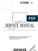 Diagrama de TV Aiwa TV-F2500