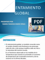 El Calentamiento Global Diapositivas