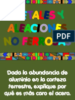 Capitulo 6 Metales y Aleaciones No Ferrosas