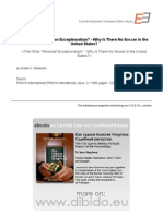 2.1 - Markovits, Andrei S. - The Other 'American Exceptionalism' - Why Is There No Soccer in The United States¿ (EN)
