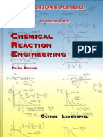 Chemical Reaction Engineering Solutions Manual - Octave Levenspiel