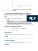 Weathering Processes