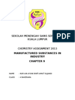 Sekolah Menengah Sains Seri Puteri Kuala Lumpur: Manufactured Substances in Industry