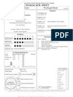 Dresden Files Character Sheet - Fillable