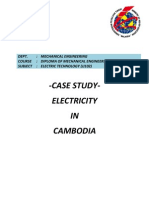 Cambodia - Electricity