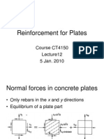 Reinforcement of Plate