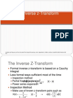 The Inverse Z-Transform