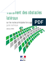 Traitement Des Obstacles Latéraux Sur Les Routes Principales Hors Agglomération