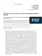 Sensors: Steering A Tractor by Means of An EMG-Based Human-Machine Interface