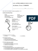 Avaliação de Literatura - 2º Trimestre