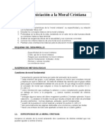 Tema 21 Iniciación A La Moral Cristiana