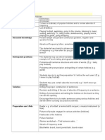 Sample Lesson Plan