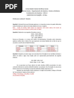 Exercícios de Fixação - Nomenclatura e Reações RESOLVIDA