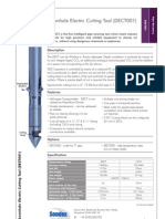 W CT Downhole Electric Cutting Tool DECT001