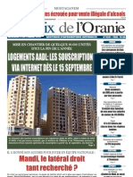 La Voix de L Oranie Du 04.09.2013