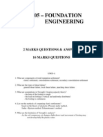 Ce1305 - Foundation Engineering