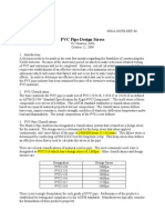 PVC Pipe Design Stress