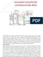 Serial Communication Using RS-232 Connector and Microcontroller 89c51