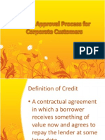 Credit Approval Process For Corporate Customers