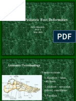 Pediatric Foot Deformities