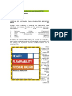 Rotulación para Productos Químicos HMIS