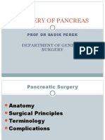 Surgery of Pancreas