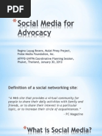 Social Media For Advocacy